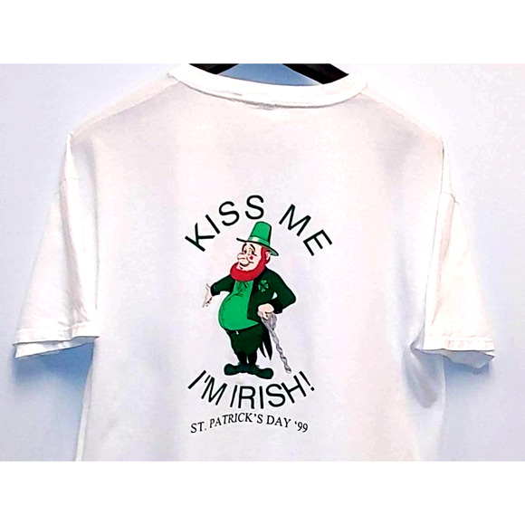 Large 1999 Grolsch Premium Lager St. Patricks Day Vintage T-Shirt - Picture 1 of 6
